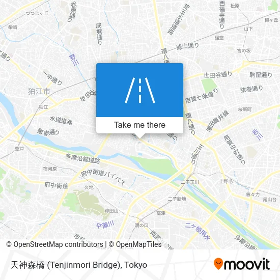 天神森橋 (Tenjinmori Bridge) map