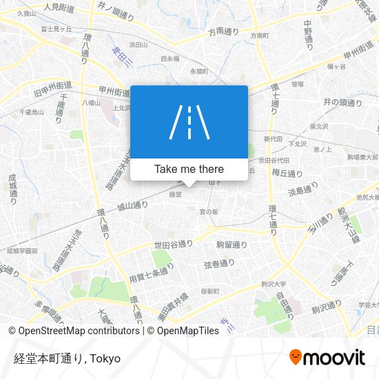 経堂本町通り map