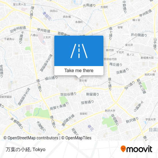 万葉の小経 map