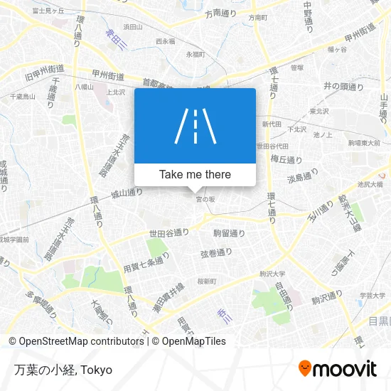 万葉の小経 map