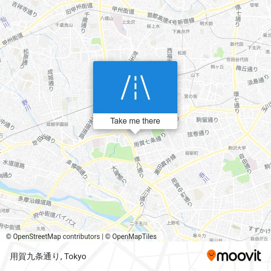 用賀九条通り map