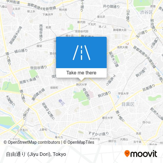自由通り (Jiyu Dori) map