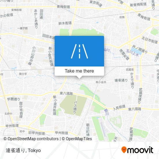 連雀通り map