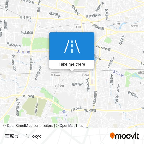西原ガード map