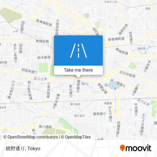 梶野通り map