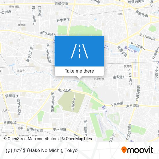 はけの道 (Hake No Michi) map