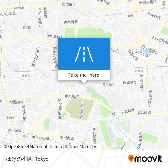 はけの小路 map