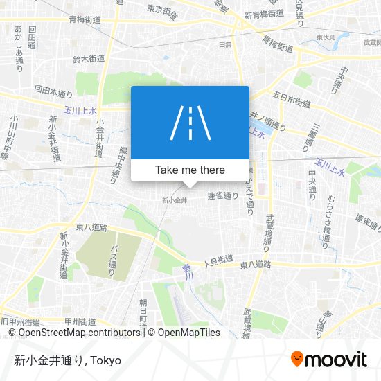 新小金井通り map