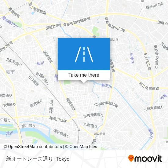 新オートレース通り map