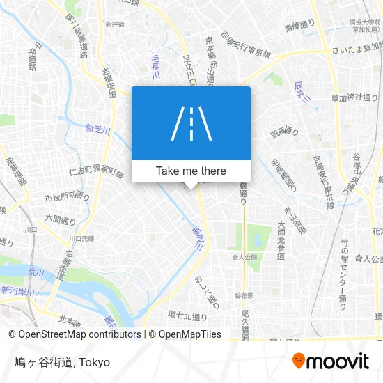 鳩ヶ谷街道 map