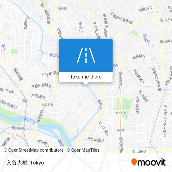 入谷大橋 map