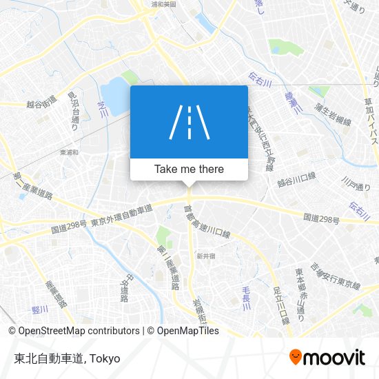 東北自動車道 map