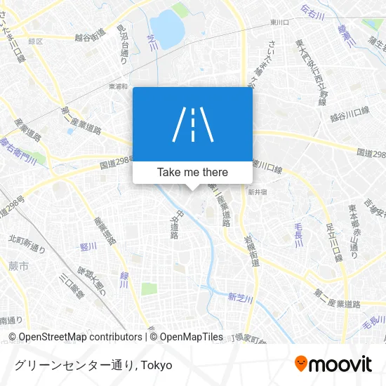 グリーンセンター通り map