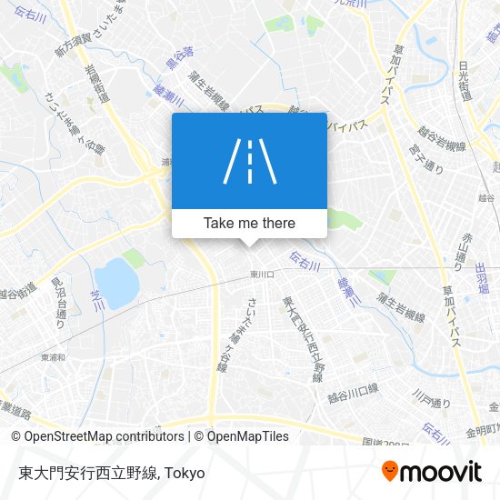 東大門安行西立野線 map