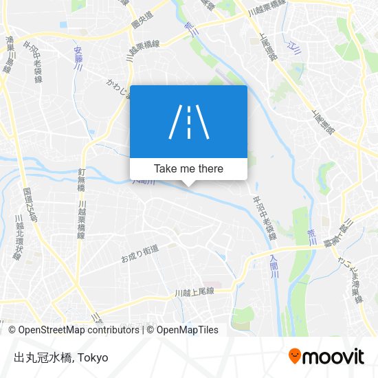 出丸冠水橋 map
