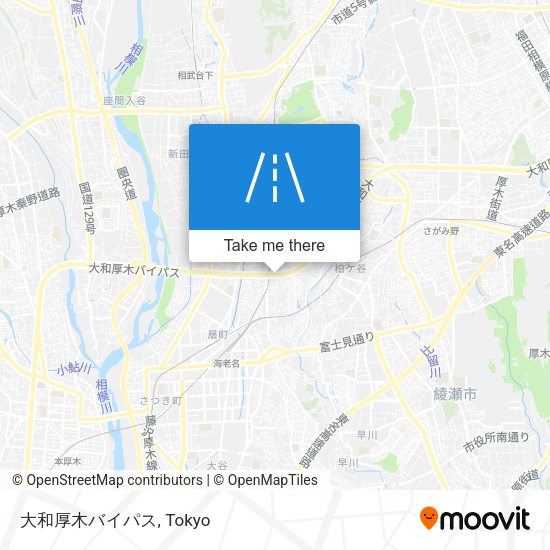 大和厚木バイパス map