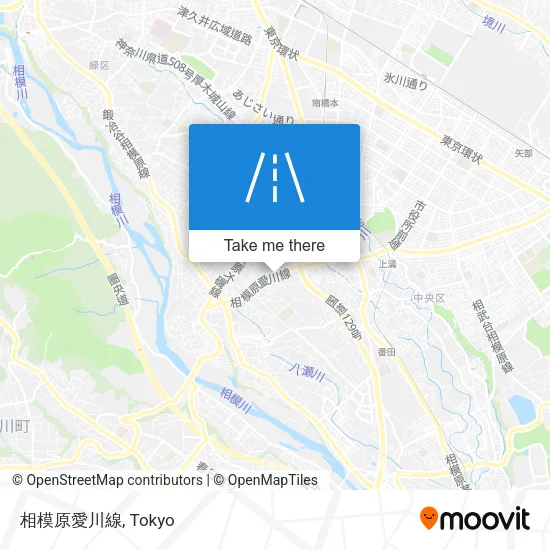 相模原愛川線 map