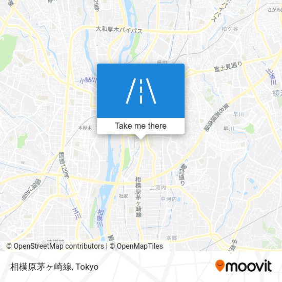 相模原茅ヶ崎線 map