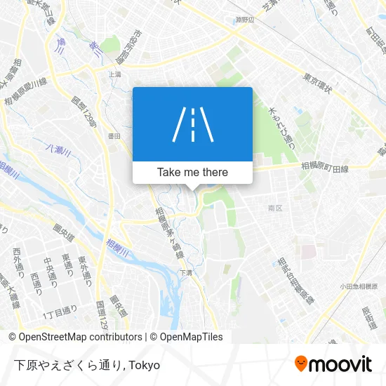 下原やえざくら通り map