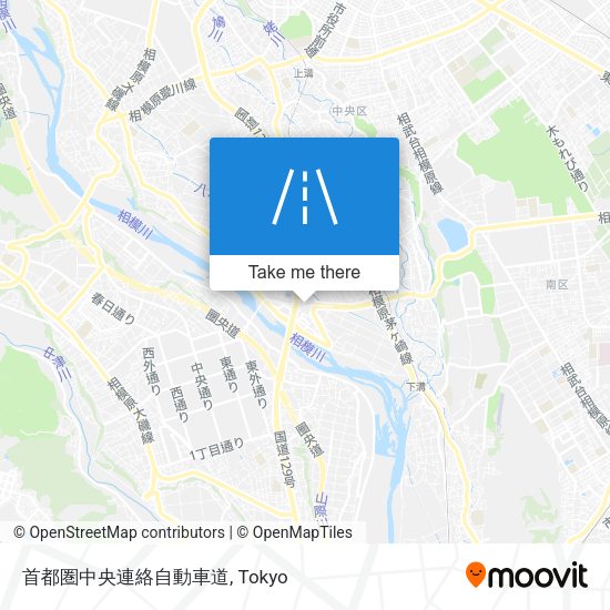 首都圏中央連絡自動車道 map