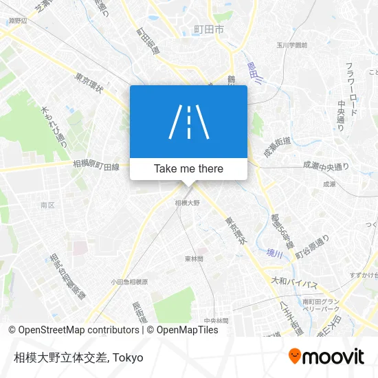 相模大野立体交差 map