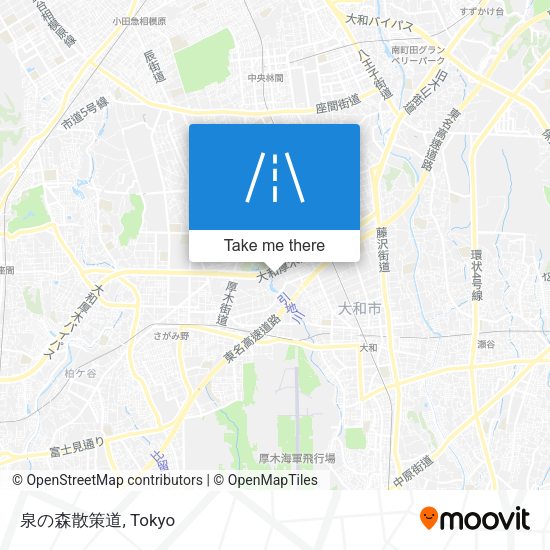 泉の森散策道 map