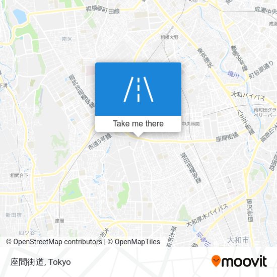 座間街道 map