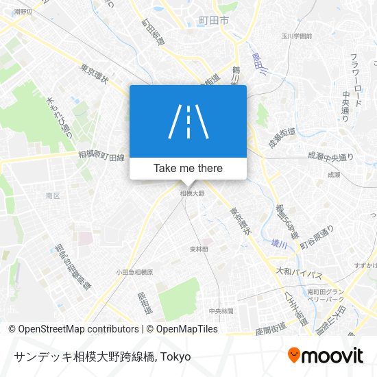 サンデッキ相模大野跨線橋 map