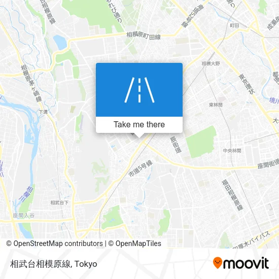 相武台相模原線 map