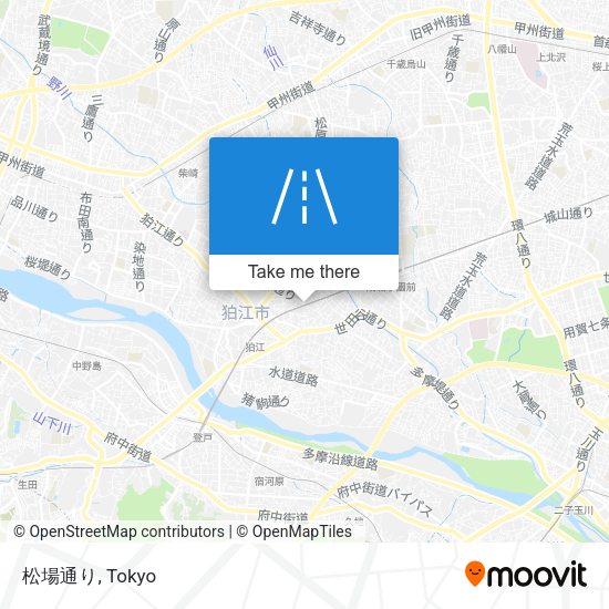 松場通り map
