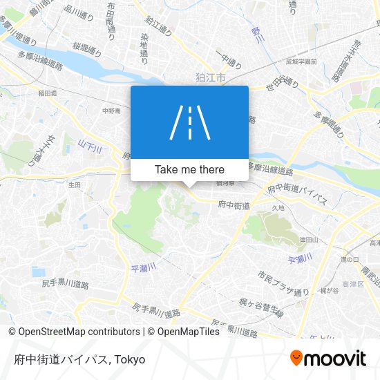府中街道バイパス map
