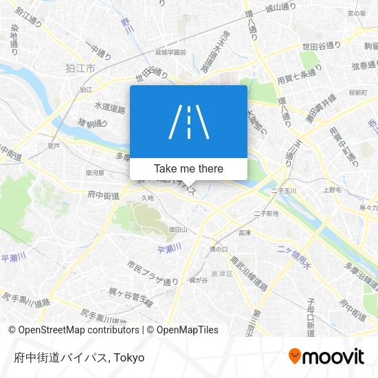 府中街道バイパス map