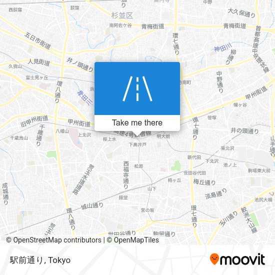 駅前通り map