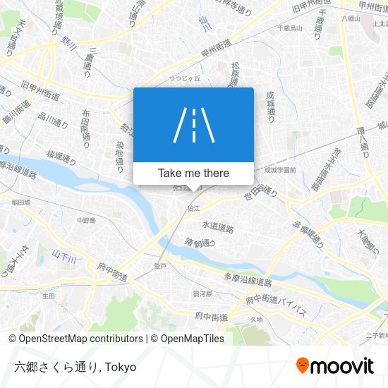 六郷さくら通り map