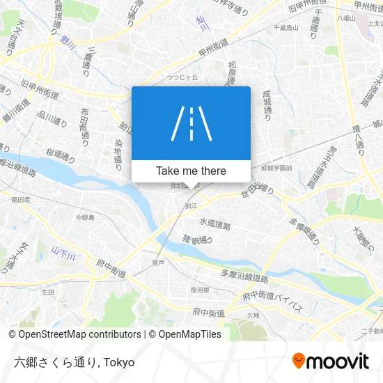 Rokugou Sakura Street map