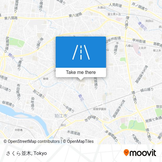 さくら並木 map