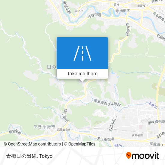 青梅日の出線 map