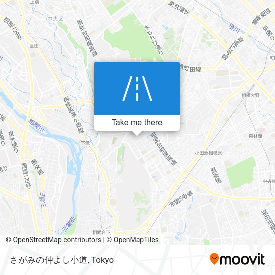 さがみの仲よし小道 map