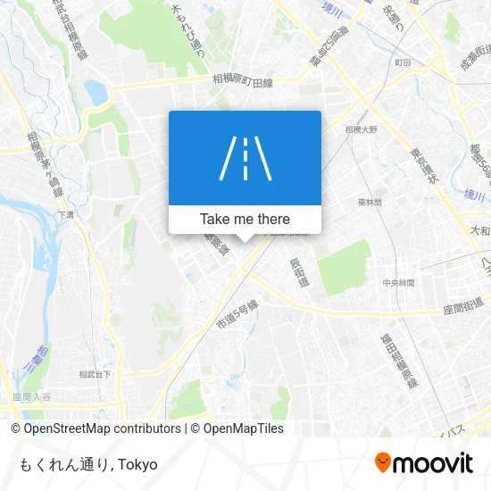 もくれん通り map