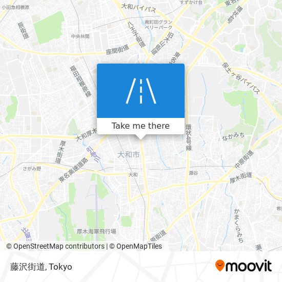 藤沢街道 map