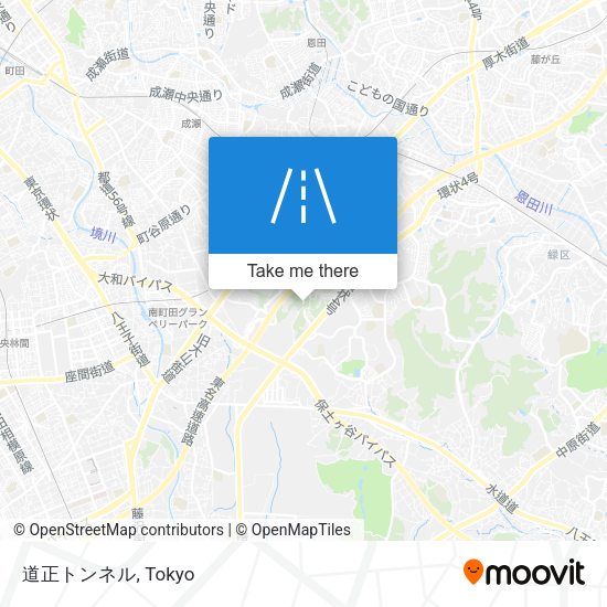 道正トンネル map