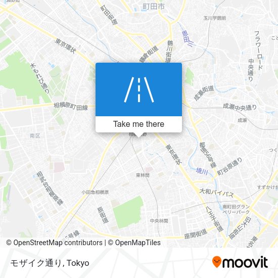 モザイク通り map