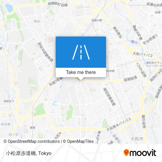 小松原歩道橋 map
