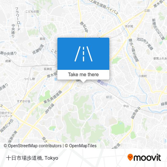 十日市場歩道橋 map