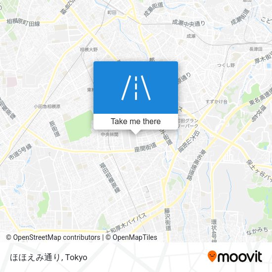 ほほえみ通り map