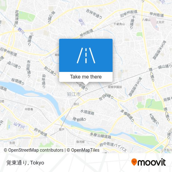 覚東通り map