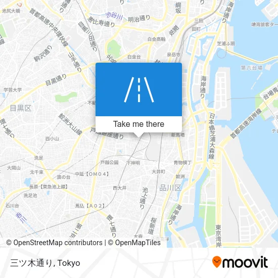 三ツ木通り map