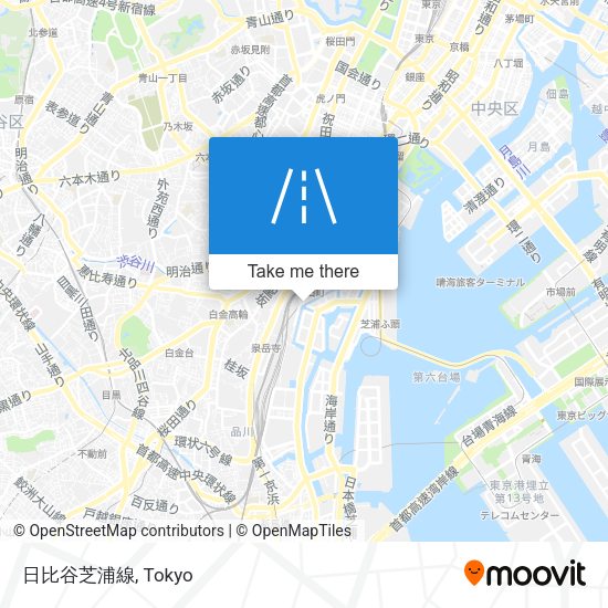 日比谷芝浦線 map
