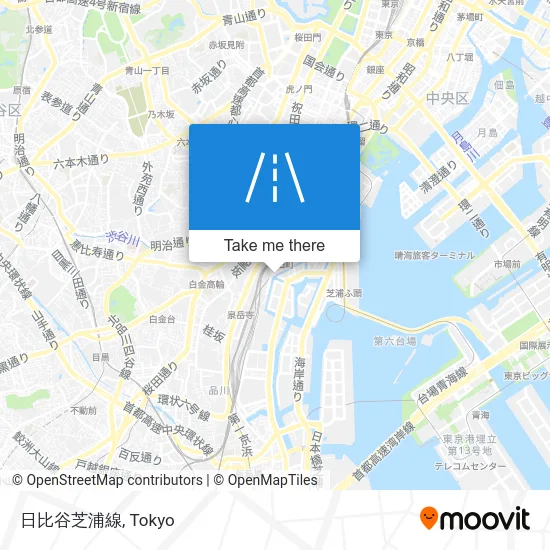 日比谷芝浦線 map