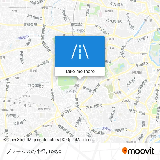 ブラームスの小径 map